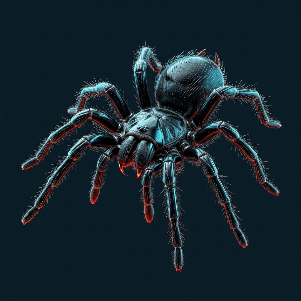Black Metallic Tarantula